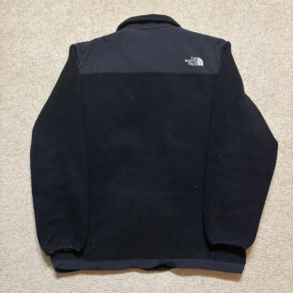 The North Face Denali Jacket Girls XL Black Polartec Fleece Zip Pockets Outdoor